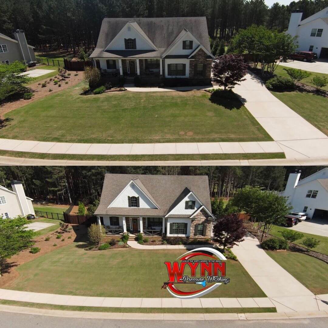 Concrete Cleaning In Athens GA by Wynn Pressure Washing