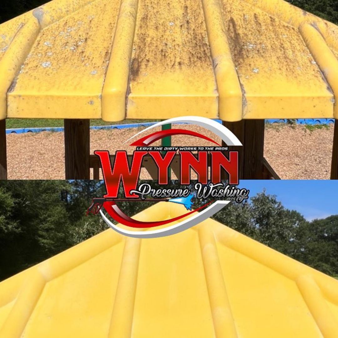 Playground Washing in Athens Georgia by Wynn Pressure Washing